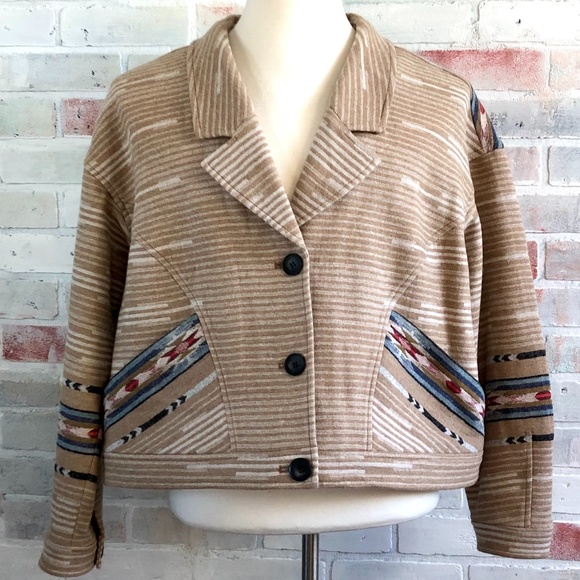 Pendleton Jackets & Blazers - Pendleton Pure Virgin Wool Aztec Short Coat Jacket